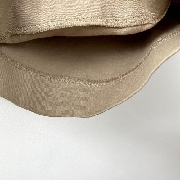 Soft Surroundings Pull On Chino Pants Women's Size 10 Tan High Rise Straight Leg - Picture 14 of 16